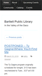 Mobile Screenshot of bartlettpubliclibrary.org